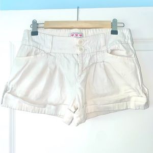 🍓6/$15🍓 White Cuffed Shorts